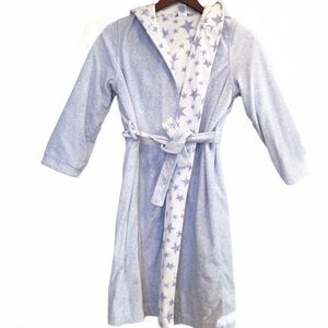 🌈 6/$60, Tucker & Tate Kids Robe, Prpl/Wht, Large